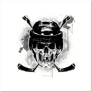 Hockey Skull Posters and Art